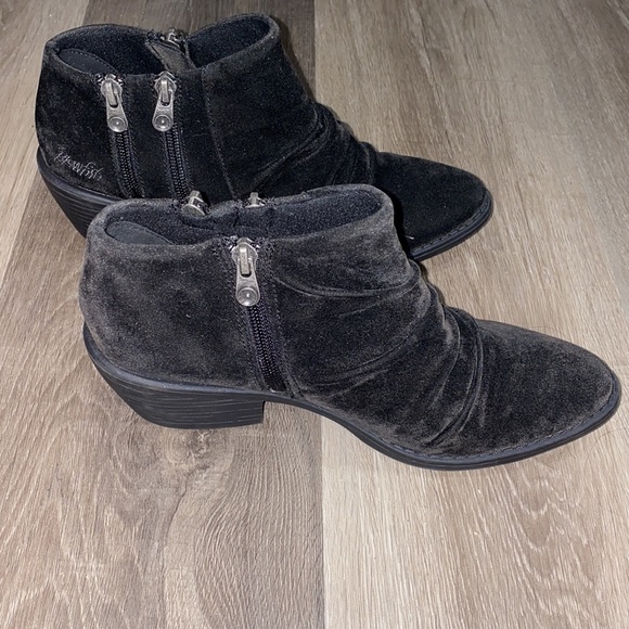 Blowfish Suede Short Boots (Booties) - Picture 2 of 6